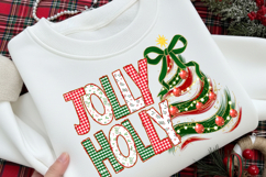 Holly Jolly Christmas png, Christmas Patterns png Product Image 3
