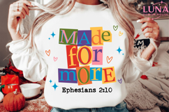 Christian Made for More PNG: Inspirational Faith Png Product Image 3