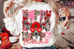 Valentine Buck PNG: Boys Valentines Retro Hunting Shirt Png Product Image 3