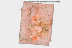 20 Coral Gold Grunge Vintage Romantic 8.5x11 Digital Papers Product Image 4