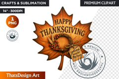 Cozy Thanksgiving greetings PNG, Grateful Quotes Clipart Product Image 1