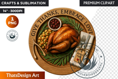 Cozy Thanksgiving greetings PNG, Grateful Quotes Clipart Product Image 1