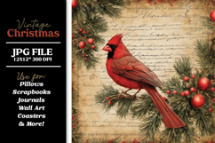 Huge Vintage Christmas Digital Paper Backgrounds Bundle Product Image 14