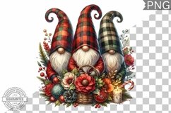 Christmas Gnome Sublimation - Clipart PNG Design Product Image 1