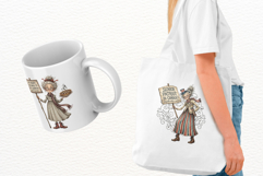 Whimsical Patriotic Grandma Clipart Product Image 3