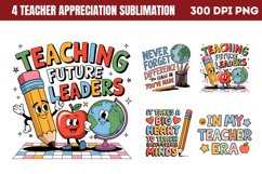 Blessed teacher PNG, Teacher Appreciation Sublimat Product Image 1