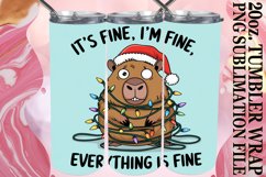 PLAYFUL DREAMS 20oz TUMBLER WRAP, Xmas Product Image 1