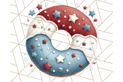 4th of July Desserts PNG Clipart, Americana Patriotic Treats Product Image 4