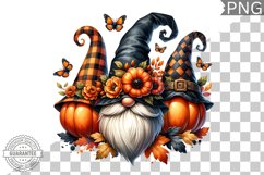 Halloween Gnome Sublimation - Clipart PNG Design Product Image 1