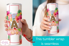 Tropical Dad Photo tumbler wrap PNG, Father's Day tumbler PN Product Image 3