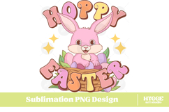 Easter Sublimation PNG Bundle Bunny Chick Farm Hip Hop Joy Product Image 2
