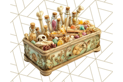 Woodland Potion Clipart Forest Apothecary Elements PNG Product Image 4