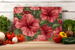 Hibiscus Flower Cutting Board | Cutting Board png Product Image 4