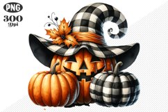 Halloween Pumpkins Sublimation - Clipart PNG Design Product Image 1