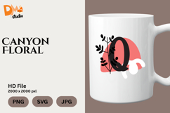 Canyon Floral Monogram Product Image 1