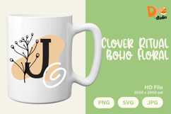 Clover Ritual Boho Floral Monogram Product Image 1