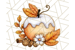Fall Cookie Clipart PNG, Autumn Sweets Pumpkin Cookies Product Image 4