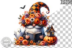 Halloween Gnome Sublimation - Clipart PNG Design Product Image 1