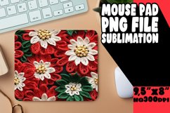 Festive Crocheted 3D Sublimation Mouse Pads Product Image 1