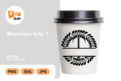 Bloomique Split Monogram Product Image 1