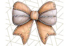Fall Bow Clipart, Autumn Hair Bows PNG, Fall Ribbon Png Product Image 4