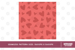 St Valentine&#039;s Day Hearts Cupid Love Seamless Pattern PNG Product Image 2