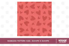 St Valentine's Day Hearts Cupid Love Seamless Pattern PNG Product Image 2