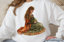 Mothers Day Pregnant Sublimation PNG Product Image 1