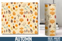 Autumn Tumbler Wrap, Tumbler Wrap PNG Product Image 1