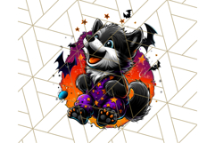 Pumpkin Party Halloween Clipart PNG, Cute Spooky Elements Product Image 4
