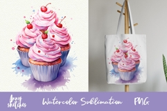 Cute Cupcake Clipart Birthday PNG Birthday clipart Dessert Product Image 2