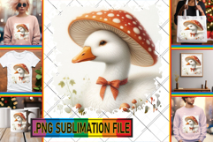 Joyful TOTE BAG Sublimation Magic, Goose Product Image 1