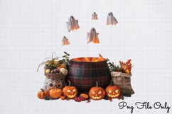 Halloween Autumn Plaid Clipart PNG Product Image 1