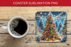 square coaster - christmas tree Product Image 1