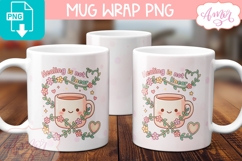 Mental Health mug wrap sublimation, Healing is not linear Product Image 3