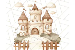 Watercolor Baby Dragon Clipart, Cute Nursery Fantasy PNG Product Image 2