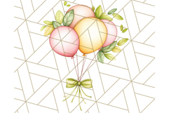 Pastel Safari Jungle Baby Animals PNG Clipart, Nursery Product Image 4