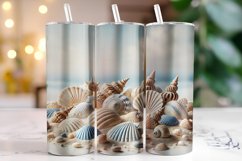 Seashell Tumbler Wrap | Sublimation | Tumblers Product Image 1