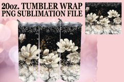 Leopard Print Tumbler Wrap - Glittery Delight 20oz Product Image 1