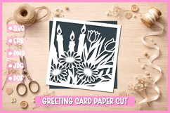 10 Happy Birthday Greeting card SVG,Paper cut SVG Birthday Product Image 6