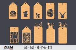 Easter Gift Tags Laser Cut SVG Files Template Product Image 2