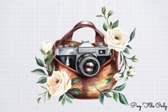 Antique Winter Photography Clipart PNG Product Image 1