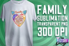 Family Sublimation Design| PNG Design | Family PNG v.1 Product Image 1