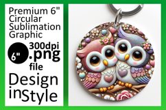 Bright Round Design for Car Coasters , Sweet Animals Product Image 1