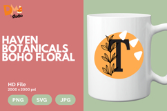 Haven Botanicals Boho Floral Monogram Product Image 1