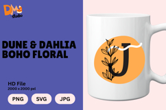 Dune &amp; Dahlia Boho Floral Monogram Product Image 1