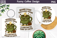 Successful Person Funny Coffee Quote Mug Design Product Image 1