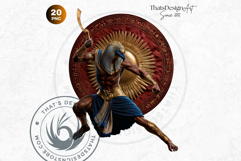 Egyptian God Ra Clipart PNG, Ancient Egypt Mythology,sun god Product Image 10