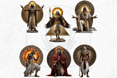 Egyptian God Ra Clipart PNG, Ancient Egypt Mythology,sun god Product Image 5