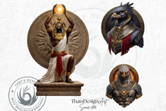 Egyptian God Ra Clipart PNG, Ancient Egypt Mythology,sun god Product Image 9
